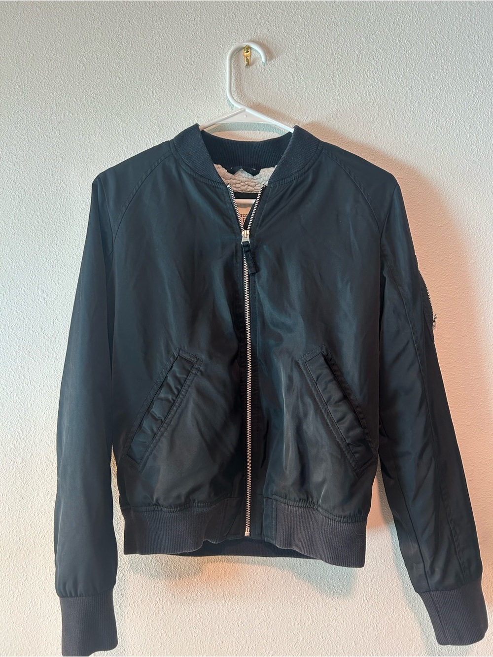 Abercrombie & Fitch Black Bomber Jacket